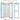 Borracha da porta original para geladeira Midea Side by Side 442 litros