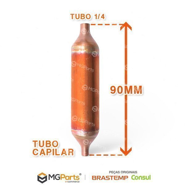 Filtro Secador Gas Geladeira Consul