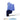 Puxador Hussmann azul original embutido para expositor ou freezer