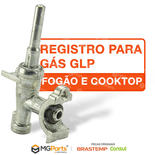 Válvula Glp Fogão E Cooktop Brastemp Consul