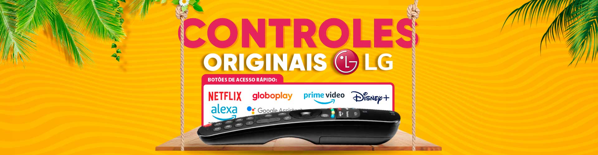 Controle remoto TV LG